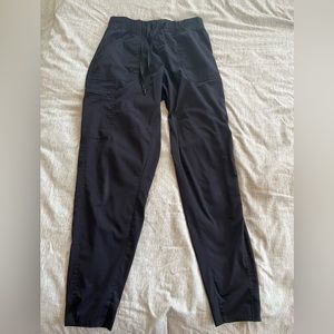 Adar Black Jogger style scrubs